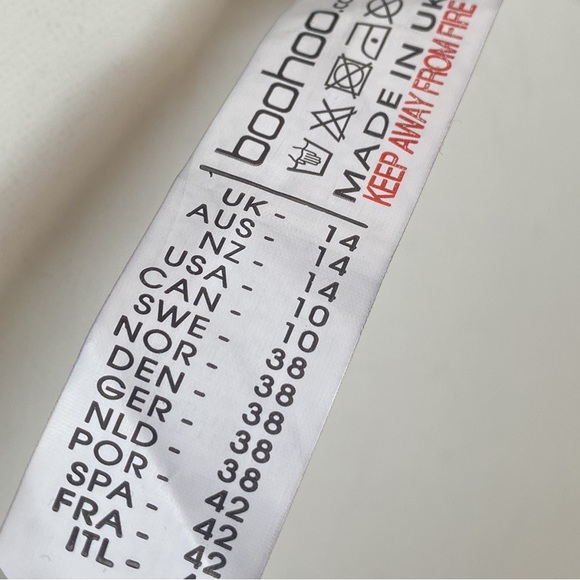 (A4) Boohoo Ribbed Turtleneck Top, Black,  Size 10, NWT - Picture 7 of 9